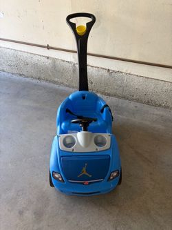 blue Step2 Whisper Ride II toddler push car