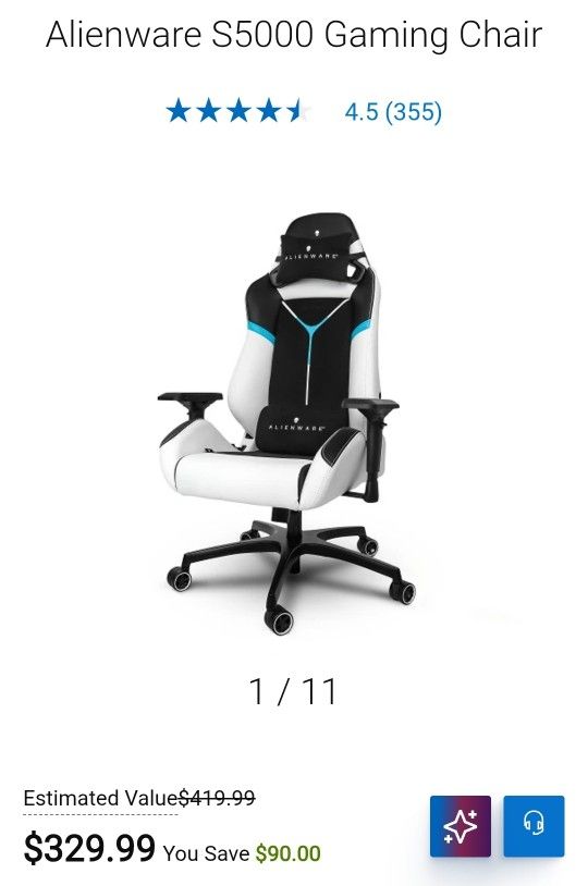 Alienware S5000 Gaming Chair for Sale in Laud Lakes, FL - OfferUp