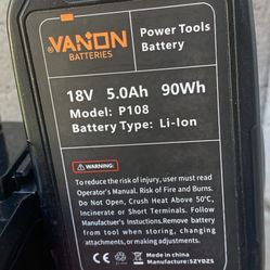 18V VANON batteries Power tools battery