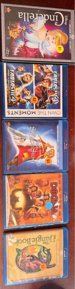 Lot of 5 Blu-ray Movies