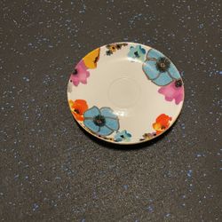Grace's Teaware Multi Poppy Saucer - Elegant Tea Time Addition!  
