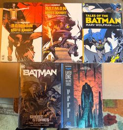 Batman DC Comic Books Hardback- lot of 5 pieces-NEW