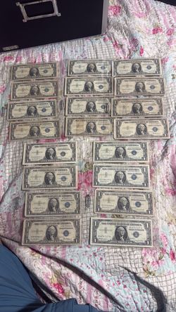 Lot of 20 US Silver Certificate $1 Bills