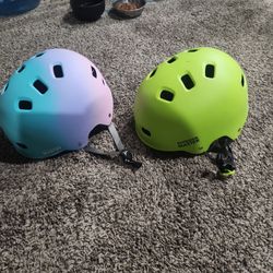 2 Gently Used Helmets. 
