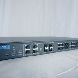 X2 Advantech EKI-7428G Industrial Managed Switch