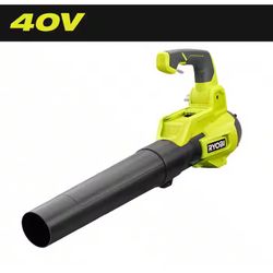 RYOBI 40V 120 MPH 450 CFM Cordless Battery Variable-Speed Jet-Fan Leaf Blower (Tool-Only) @RY-490
