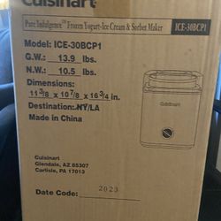 Ice Cream/sorbet Maker