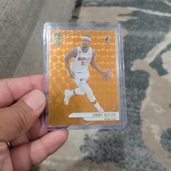 Jimmy Butler Elite Donruss Orange Foil Parallel Basketball Card