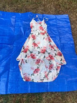 Floral Lace-Detail Dress – No Boundaries XS/XCH $11