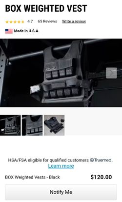 BOX Weigted Vest