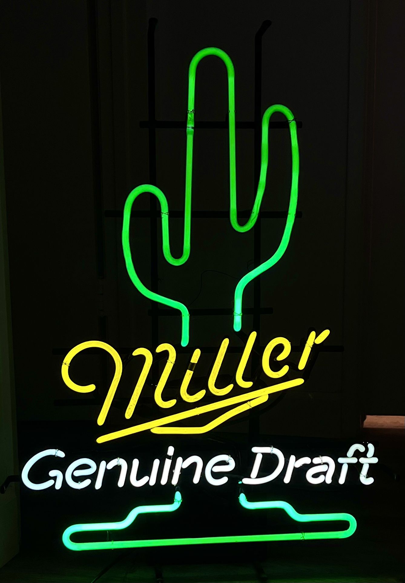 VINTAGE “MILLER GENUINE DRAFT” Neon Sign