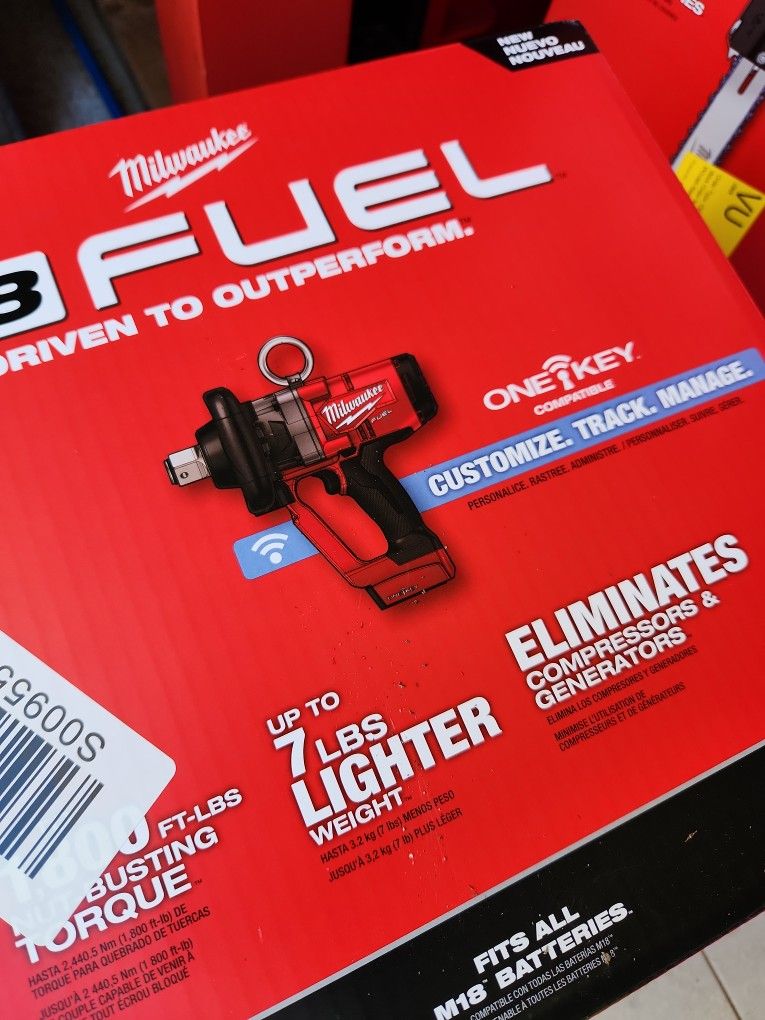 Milwaukee M18 Fuel 1in High Torque Wrench ONEKEY