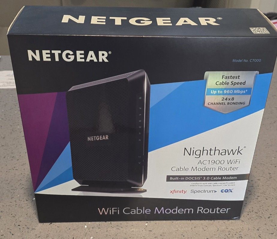 NETGEAR Nighthawk AC1900 Cable Modem Router