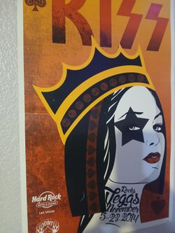 Kiss Hard Rock Las Vegas 2014 (The Joint) Lithograph Concert Poster