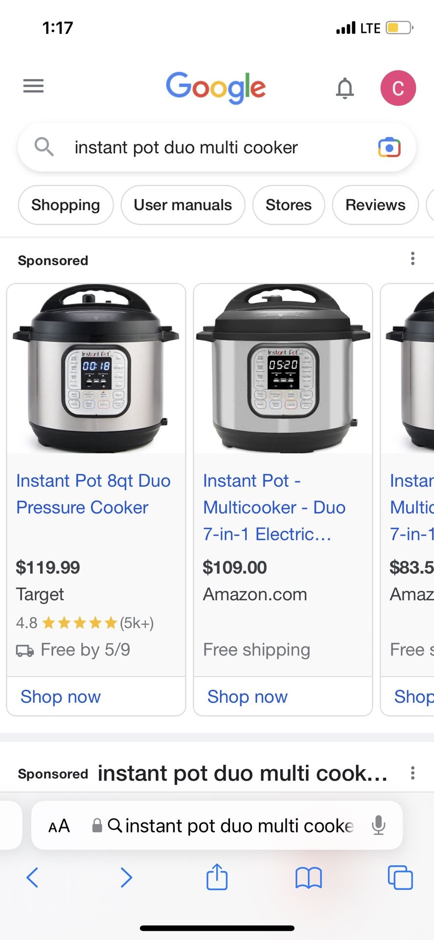 Instant Pot Duo Multi Cooker