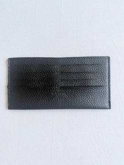 Black Textured Slim Card Holder – 6 Card Slots