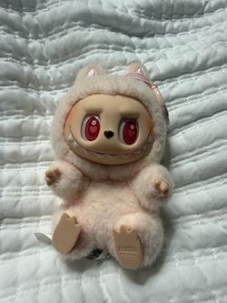 Authentic POP MART Labubu “Have a Seat” Plush Keychain