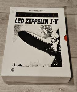 Led Zeppelin I-V Classic Guitar Tab Edition 5 Book Box Set