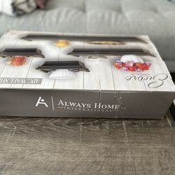 4 Pc Wall Shelf Set