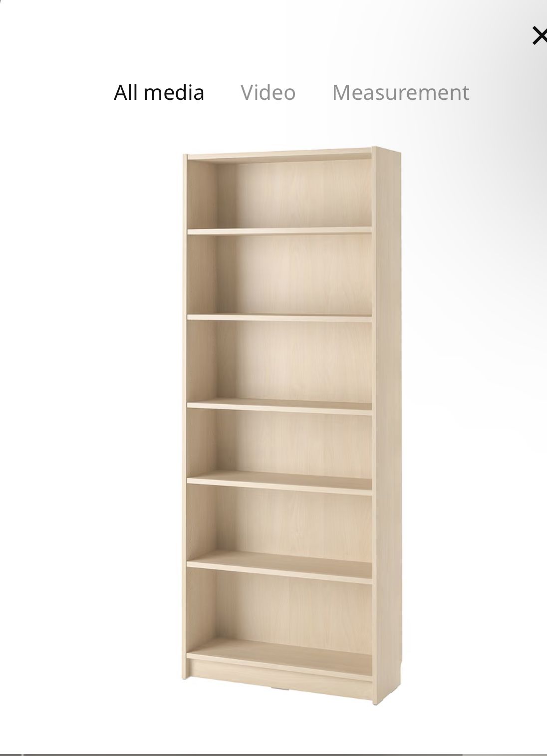 IKEA Billy Bookshelf Fully Built, Good Condition, Used