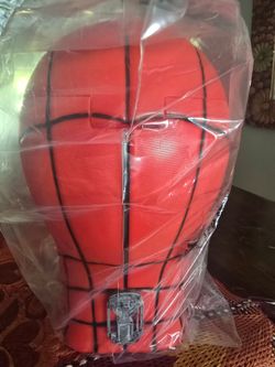 Spiderman head popcorn bucket