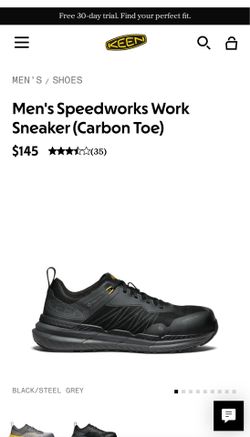Men's Speedworks Work Sneaker (Carbon Toe)