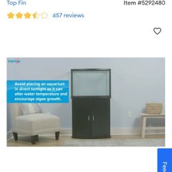 25 Gallon Aquarium and Stand Cabinet 