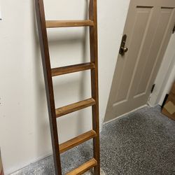 5 Step Bunkbed or Loft Ladder 57” Long with hooks 
