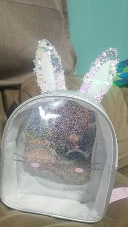 Justice Kids bunny mermaid back pack