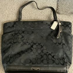 Coach Bucket Tote - Black