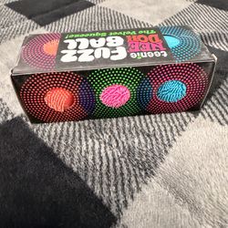needoh teenie fuzz ball 1” 3 pack