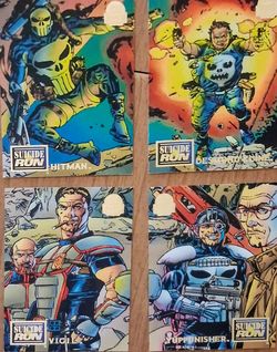 1994 Marvel Suicide Run Trading Cards Set of 4