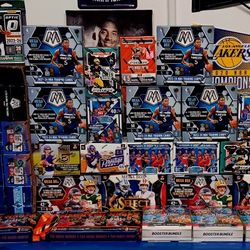Mega Boxes Blasters Lot Panini Mosaic Prizm Optic