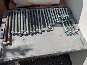 Assorted Hex Bolts and Nuts Lot