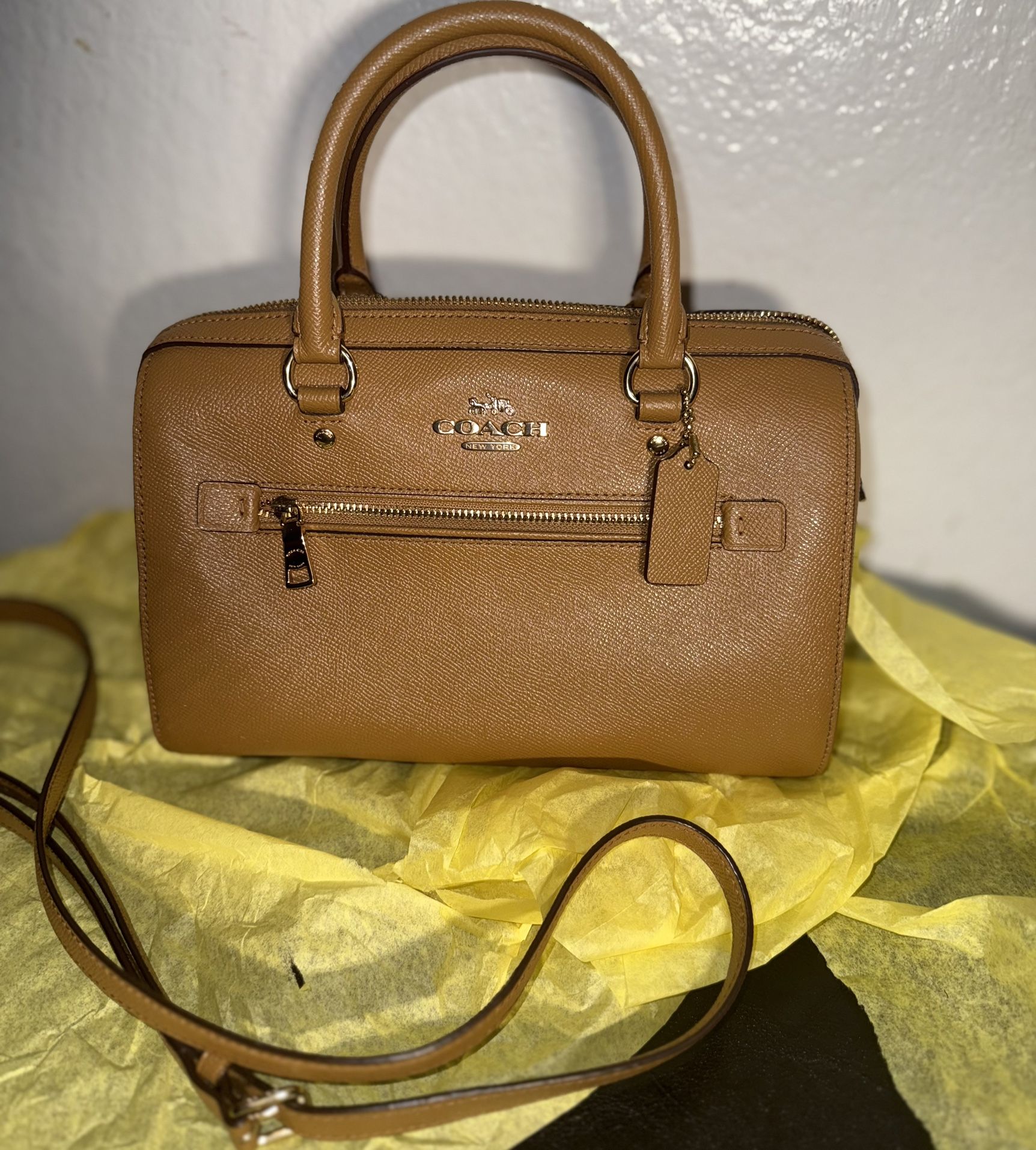 Coach Rowan Satchel EUC - F79946