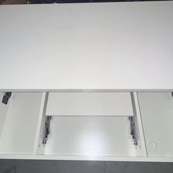 White fold out coffee table