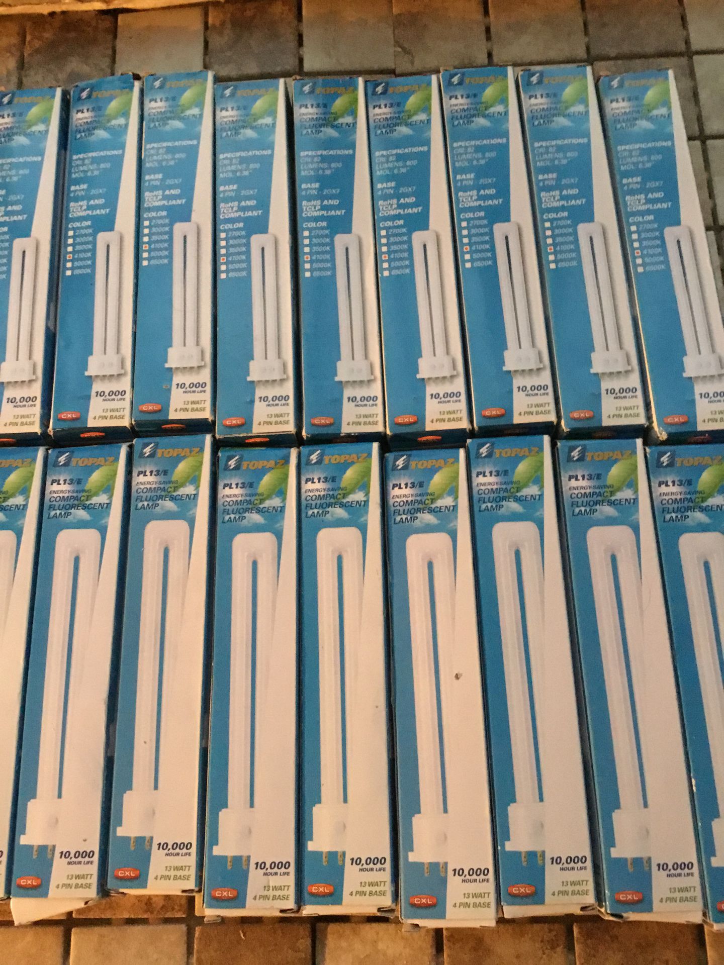 Compact fluorescent lamp bulbs