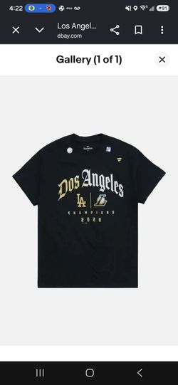NEW Fanatics Dos Angeles 2020 Champions T-Shirt