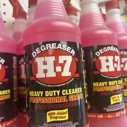 H-7 Degreaser 32oz Spray bottle 