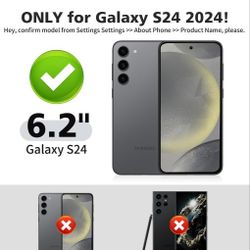 Casing Samsung S24 With Card Holder