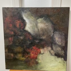 Vintage Oil Canvas Painting