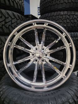 24" US MAG Billets 24x10" polished brushed chrome