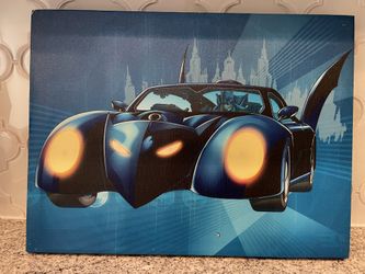 Batman Batmobile Lighted canvas