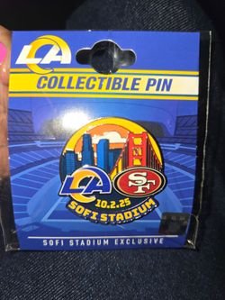 NFL Los Angeles Rams vs San Francisco 49ers Game Pin