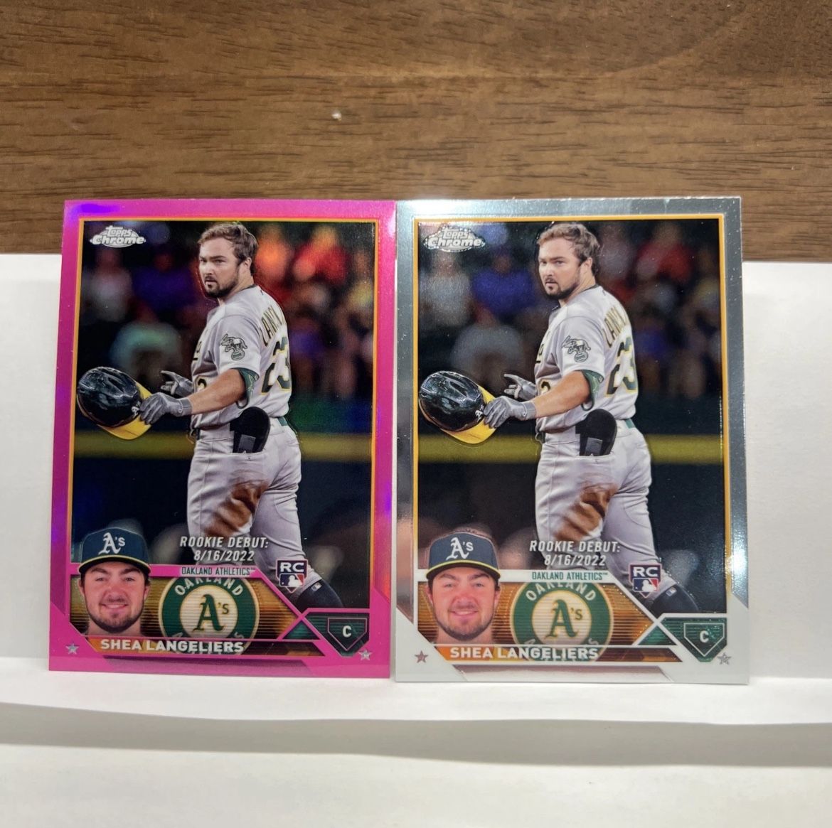 2023 Topps Chrome Update Series - Rookie Debut Shea Langeliers #USC32 (RC)