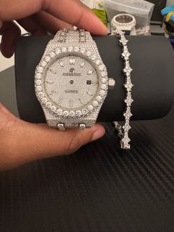 Iced out watch