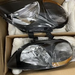 96-98 Honda Civic Headlights 