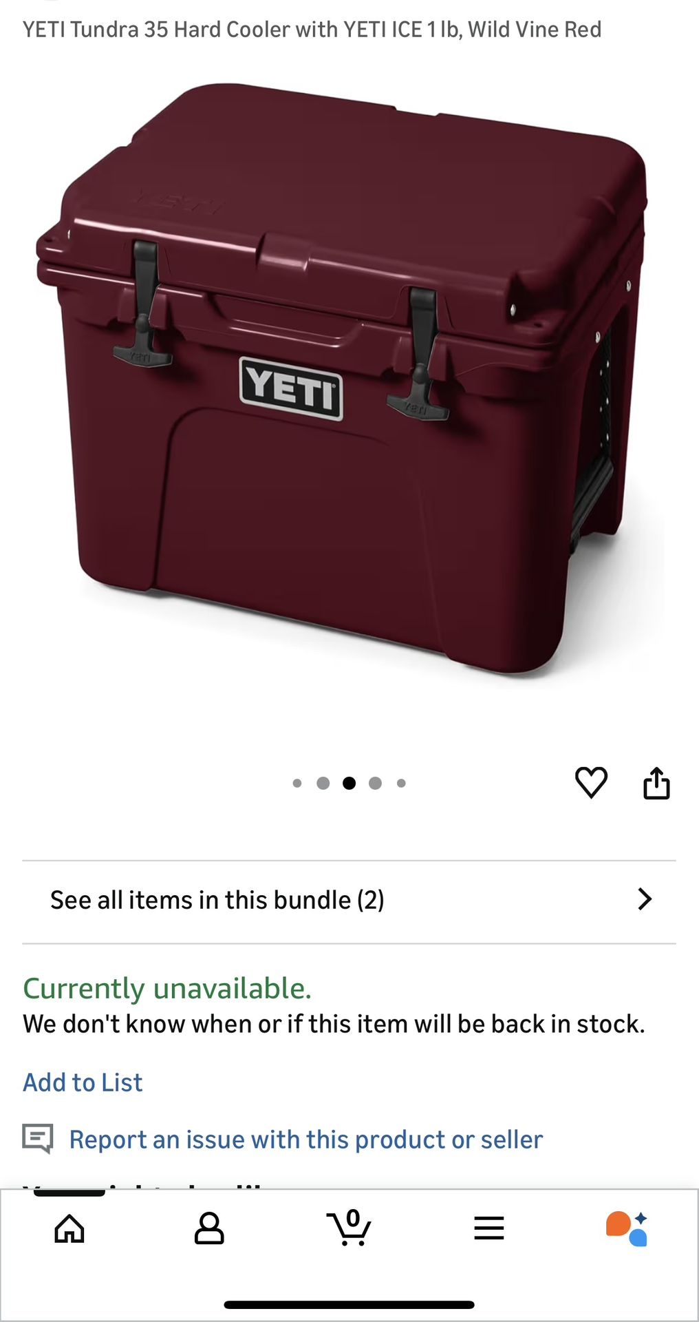 Yeti Cooler 35 Tundra 