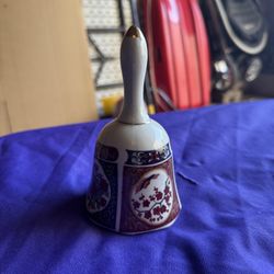 IMARI Style Porcelain Dinner Bell