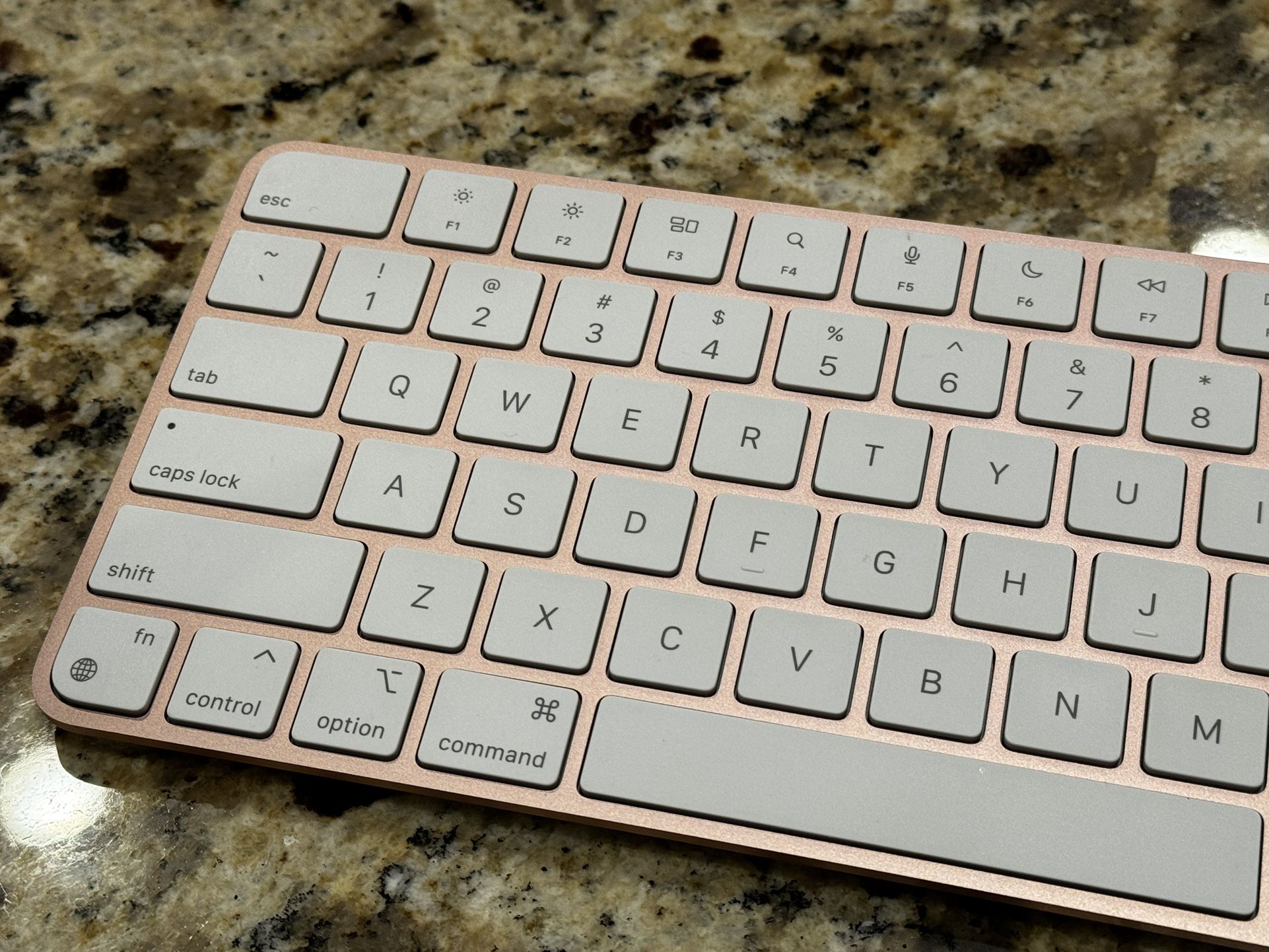 Pink Apple Magic Keyboard With Touch ID